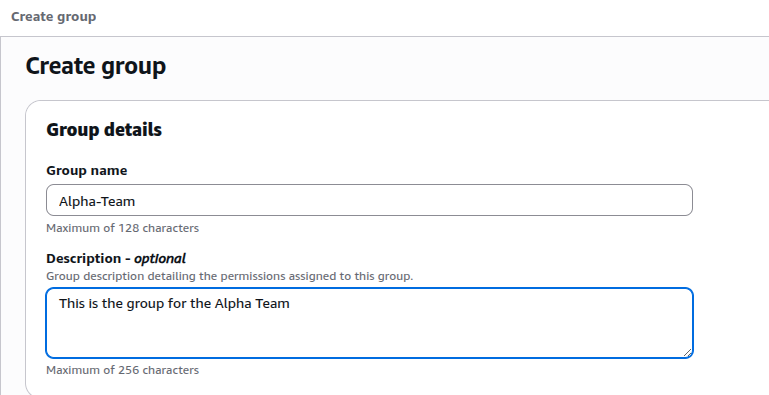 Group Creation